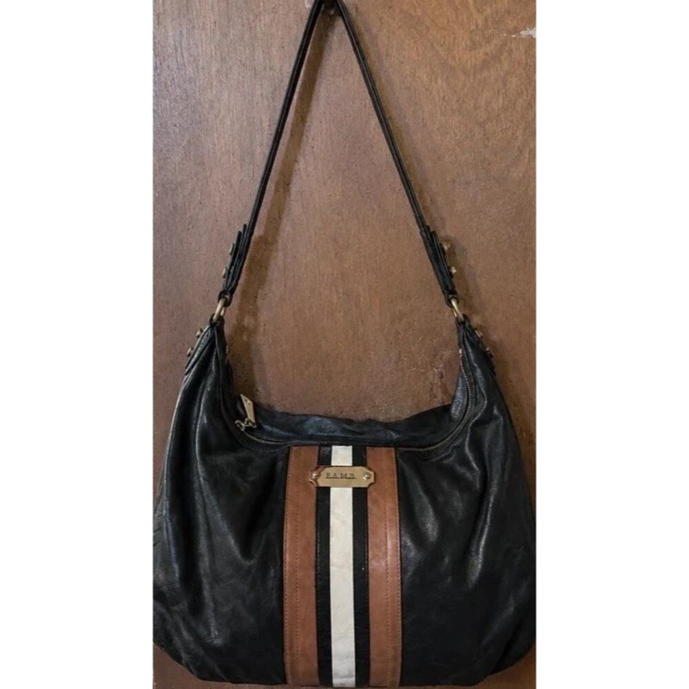 L.A.M.B. Gwen Stefani Genuine Leather Hobo Bag Y2K